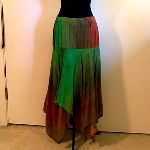 Handkerchief hem skirt